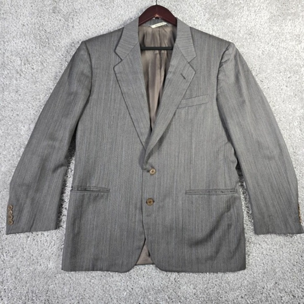 Canali Blazer Mens 42R Gray Virgin Wool Sport Coat‎ Italian Luxury Old Money